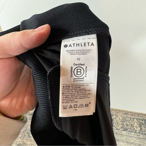 Athleta Brooklyn Mid-Rise Slim Ankle Pant in Black Size 10 - Picture 5 of 6